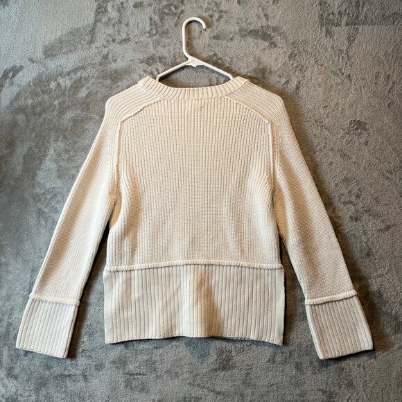 Anthropologie‎ Pilcro Easy Pullover Sweater In White Women’s Size XXS - Picture 3 of 7